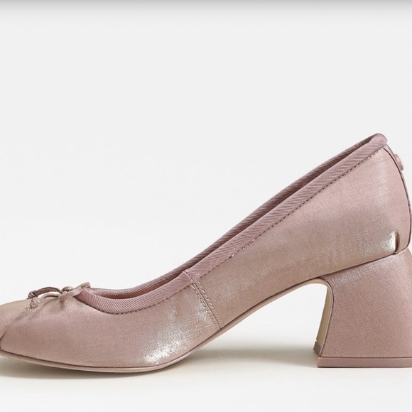 Della Wrap Up Block Heel Ballet Blush French Macaroon - Picture 5 of 7